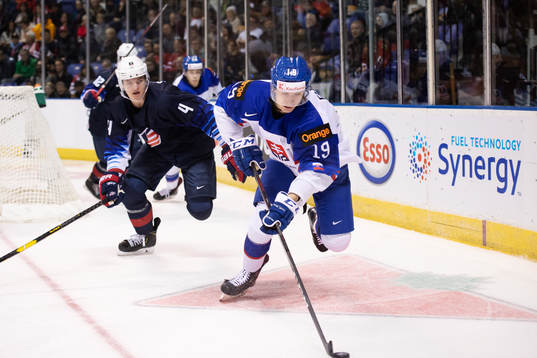Dylan Samberg of USA and Milos Fafrak of Slovakia