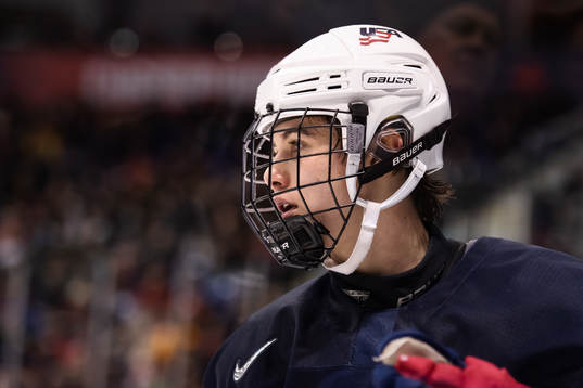 Jack Hughes of USA