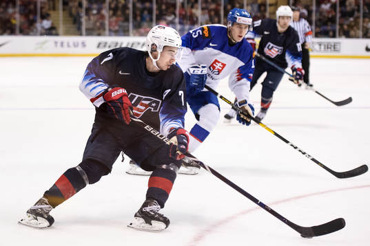Quinn Hughes of USA