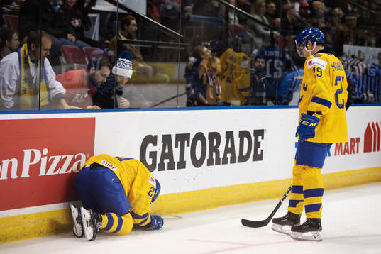 Lucas Elvenes of Sweden lying down