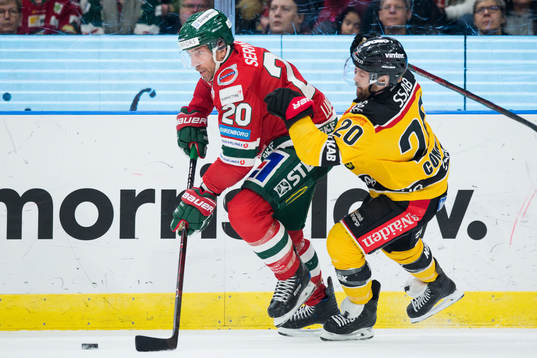 Frölundas Joel Lundqvist och Luleås Jack Connolly