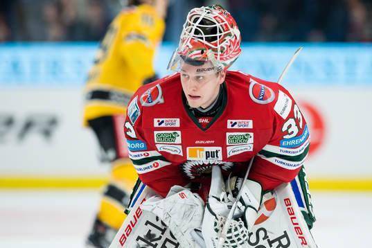 Frölundas målvakt Johan Mattsson