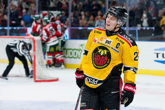 Luleås Erik Gustafsson deppar