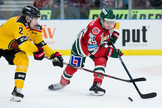 Luleås Fredrik Styrman och Frölundas Rhett Rakhshani
