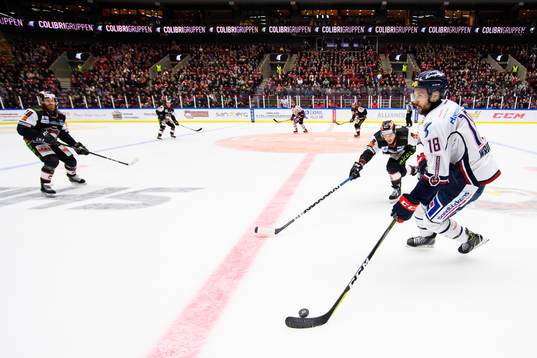 Linköpings James Wright och Malmö Redhawks Johan Olofsson