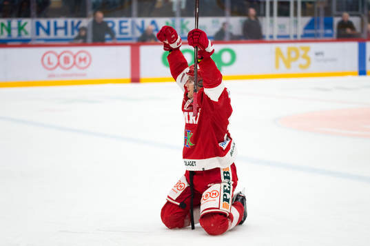 Timrås Anton Wedin jublar