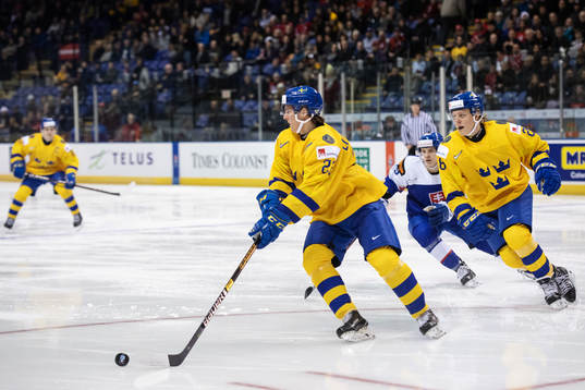 Isac Lundeström and Fabian Zetterlund of Sweden