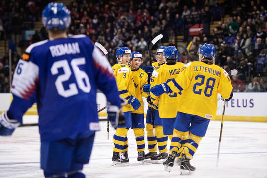 Adam Boqvist, Erik Brännström, Isac Lundeström, Rickard