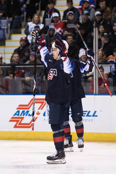 Oliver Wahlstrom of USA celebrates
