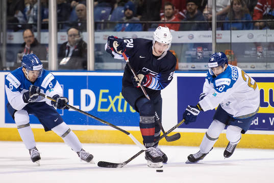 Aidos Zhorabek and Ivan Vereshagin of Kazakhstan in action