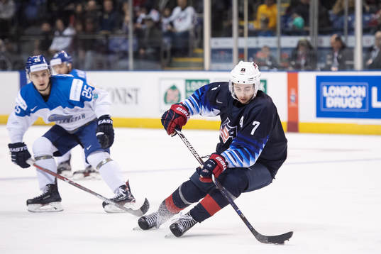 Quinn Hughes of USA