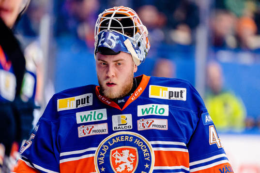 Växjös målvakt Viktor Andrén