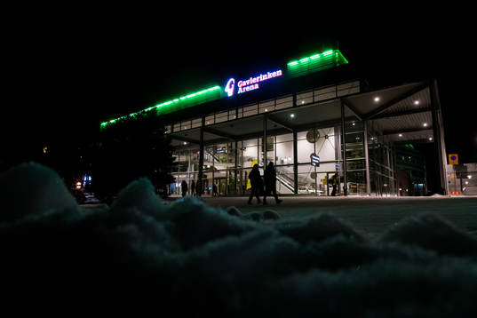 Exteriör av Gavlerinken Arena