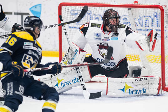 Malmö Redhawks målvakt Oscar Alsenfelt