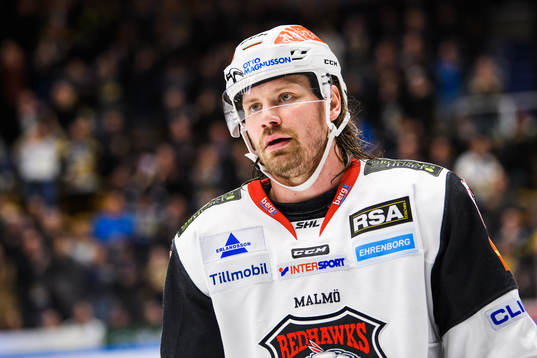 Malmö Redhawks Stefan Warg deppar