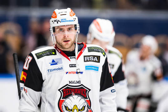 Malmö Redhawks Nichlas Torp deppar