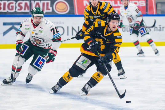 Frölundas Patrik Carlsson och Skellefteås Mathis Olimb
