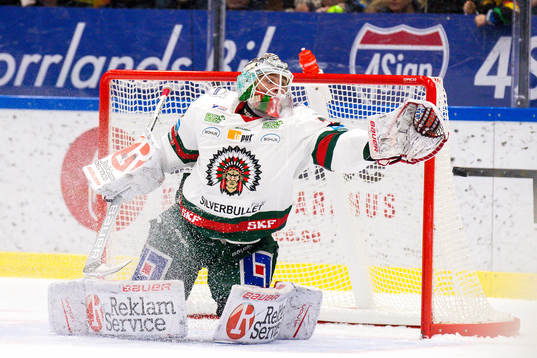 Frölundas målvakt Johan Gustafsson