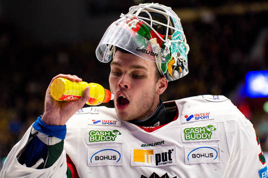Frölundas målvakt Johan Gustafsson