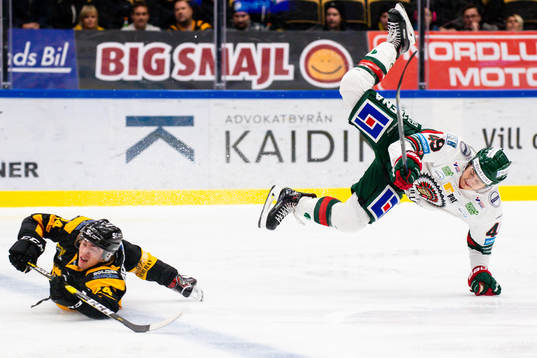 Skellefteås Andreas Wingerli och Frölundas Rhett Rakhshani