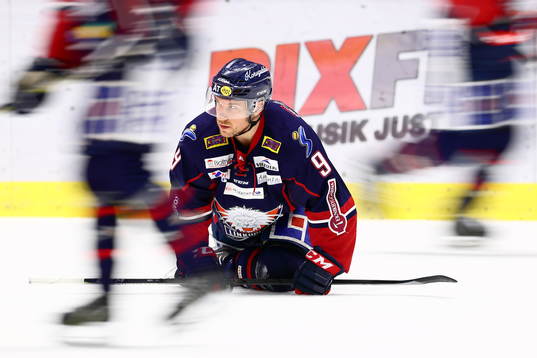 Linköpings Derek Roy före ishockeymatchen i SHL mellan