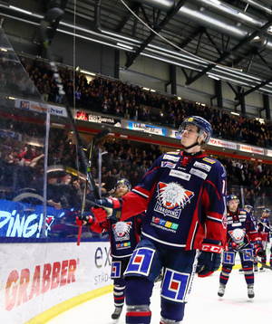 Linköpings Fredrik Karlström jublar