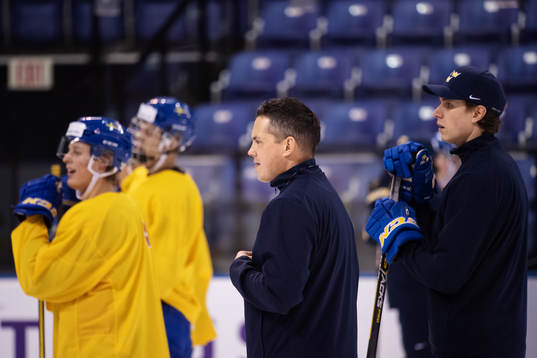 Head coach Tomas Montén and assistant coach Joel Rönnmark