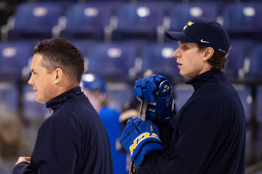Head coach Tomas Montén and assistant coach Joel Rönnmark
