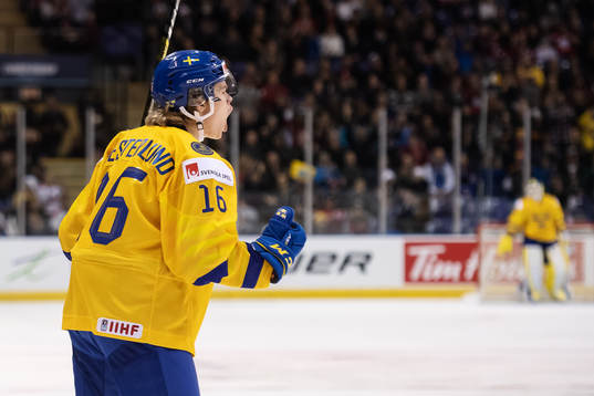 Filip Westerlund of Sweden celebrates