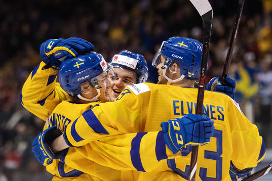 Erik Brännström, Samuel Fagemo and Lucas Elvenes of