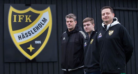 IFK Hässleholms nya juniortränare Ola Wendel, Sergio och