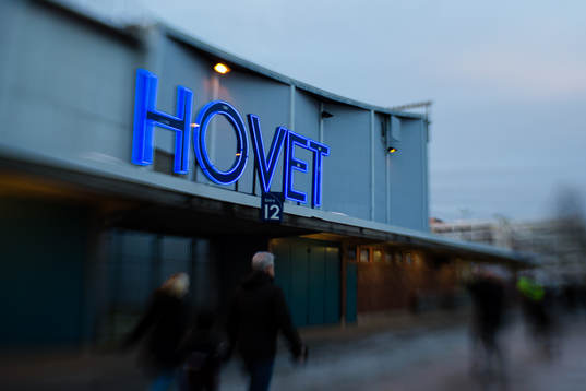 Generell vy utanför Hovets Isstadion