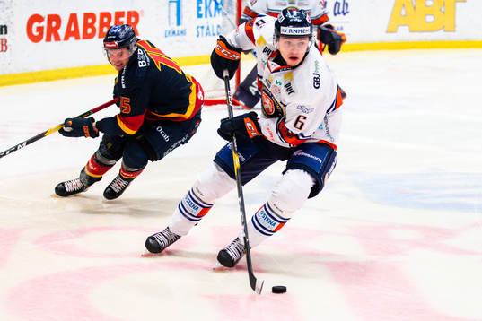 Djurgårdens Jakob Lilja och Växjös Linus Högberg
