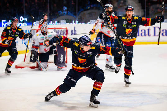 Djurgårdens Jonathan Davidsson jublar