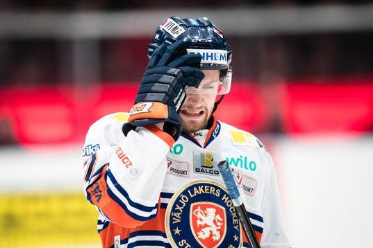 Växjös Arvid Lundberg deppar