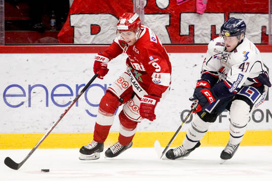 Timrås Rickard Palmberg och Linköpings Broc Little