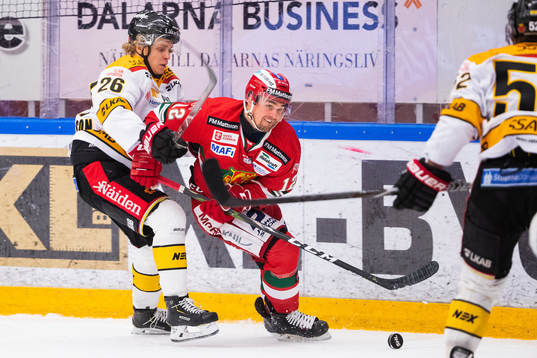 Luleås Lucas Jidenius och Moras Kevin Gagné