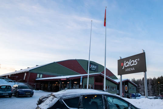 Jalas Arena innan ishockeymatchen i SHL mellan Mora och
