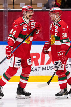 Moras Matej Stransky och Adam Massuhr  innan