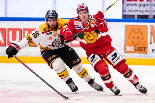 Luleås Niklas Olausson och Moras Michael Haga