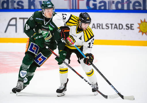 Färjestads Johan Ryno och Brynäs Ryan Gunderson