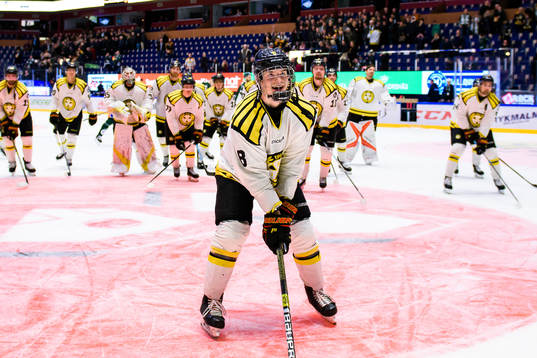 Brynäs Victor Söderström jublar