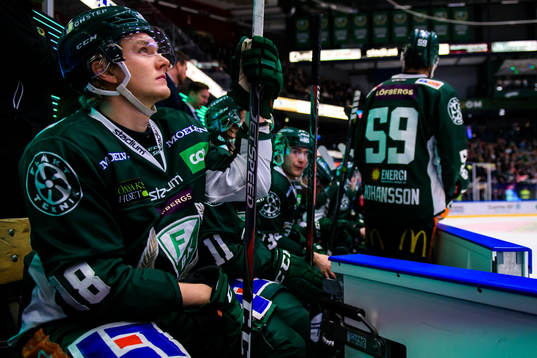 Färjestads Axel Ottosson deppar