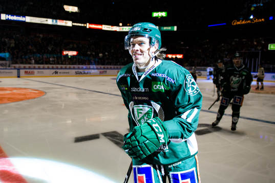 Färjestads Joakim Nygård jublar
