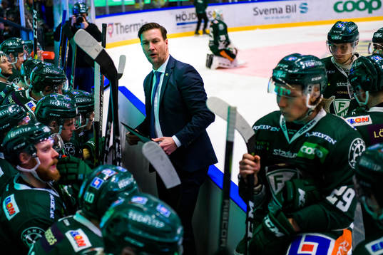 Färjestads tränare Johan Pennerborn