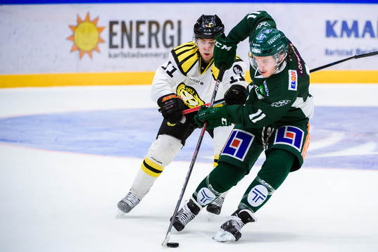 Brynäs Joel Kellman och Färjestads Joakim Nygård