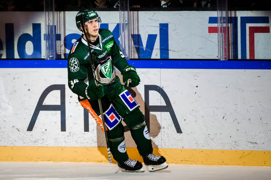 Färjestads Michael Lindqvist jublar