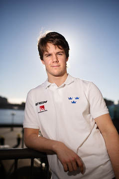 Filip Hållander of team Sweden poses for a portrait at a