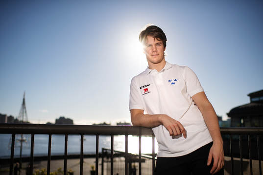 Filip Hållander of team Sweden poses for a portrait at a