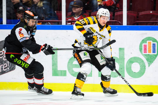 Malmö Redhawks Helge Grans och Skellefteås Mathis Olimb